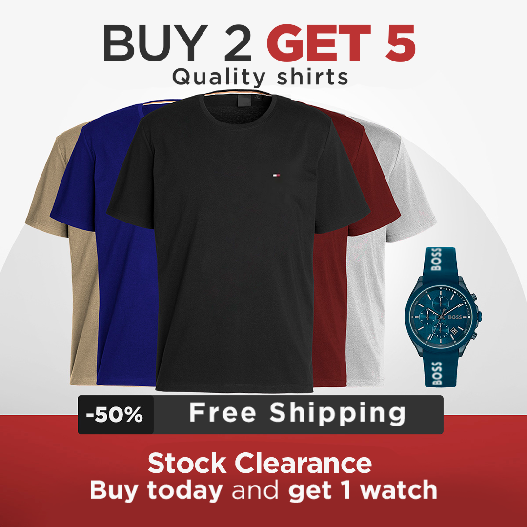 KIT TOMMY SHIRT [PAY 2 AND GET 5]