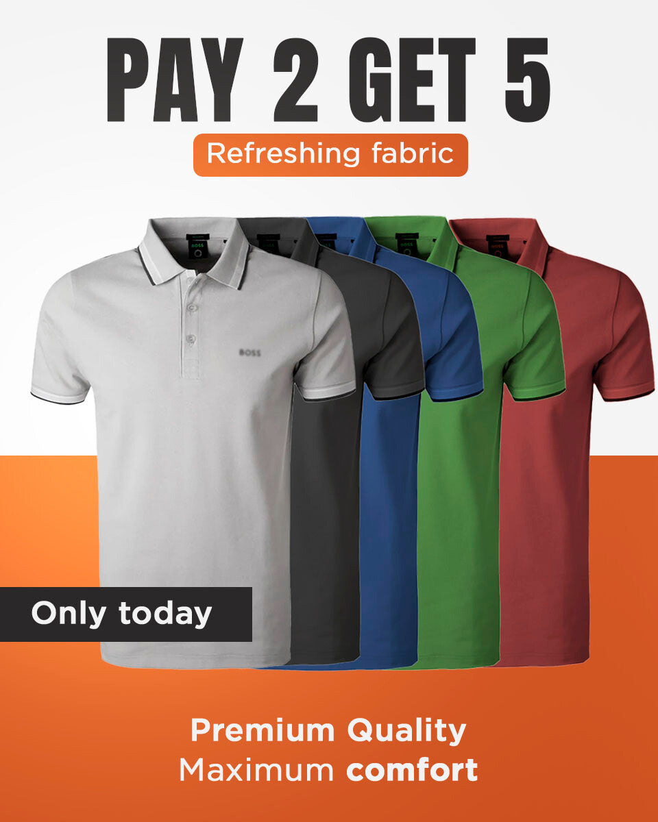 KIT POLO BOSS SHIRTS [PAY 2 AND GET 5]